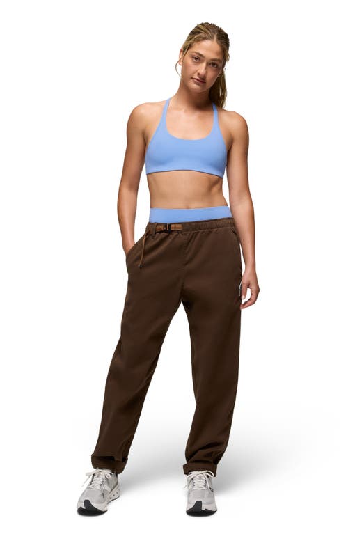 Prana Luxara Racerback Sports Bra In Blue