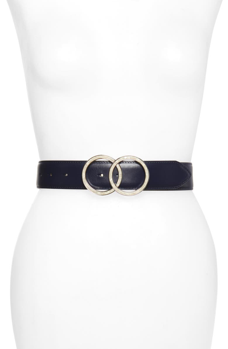 Halogen<sup>®</sup> Marbleized Rings Buckle Belt, Main, color,