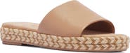 FRANKIE4 Lucia Espadrille Platform Slide Sandal