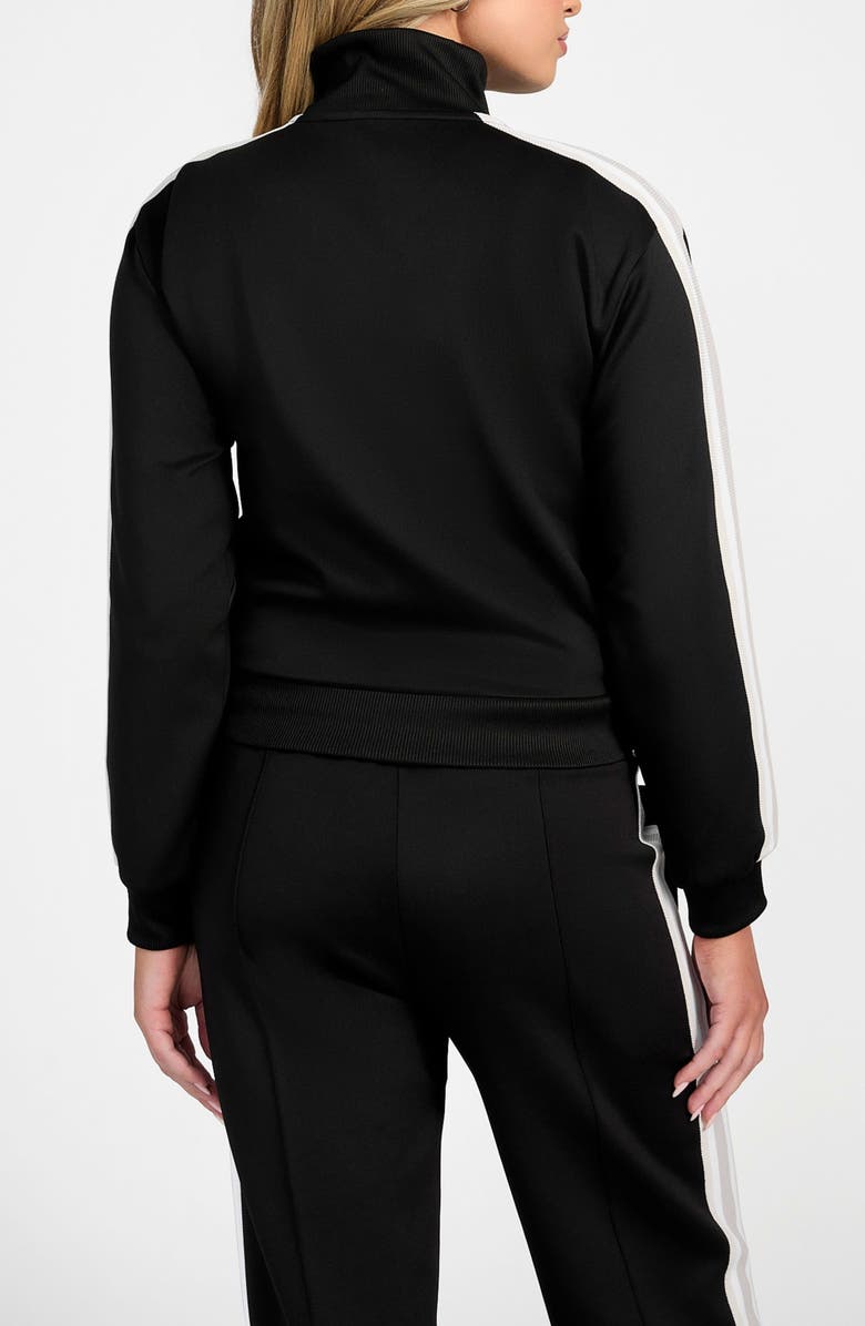 GUESS Yarrow Scuba Knit Track Jacket, Alternate, color, Jblk-Black2