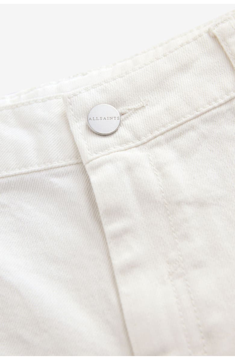 smALLSAINTS by ALLSAINTS Kids' Fray Hem Cutoff Denim Shorts, Alternate, color, White