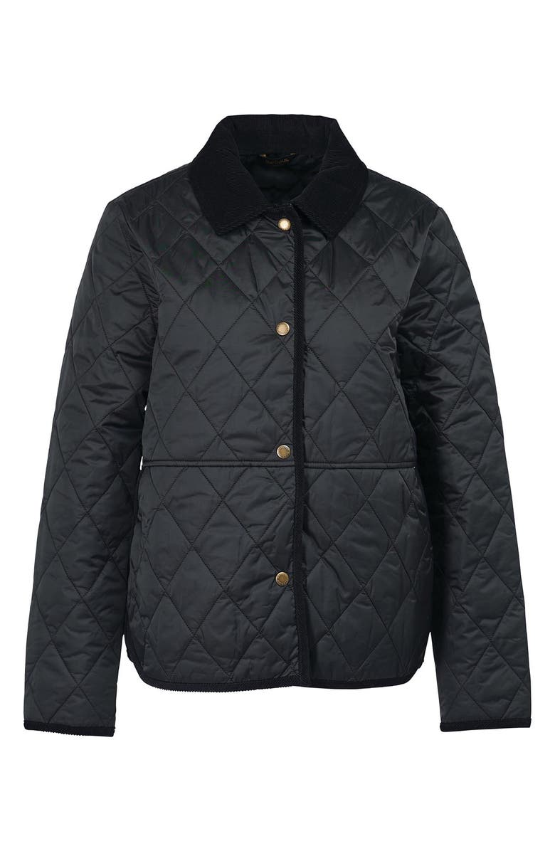 Barbour Clydebank Quilted Jacket, Alternate, color, Black
