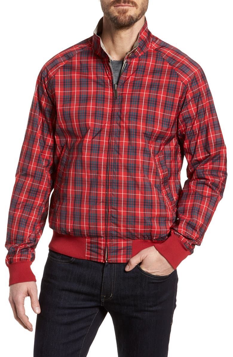 Baracuta G9 Reversible Water Repellent Harrington Jacket, Alternate, color, 