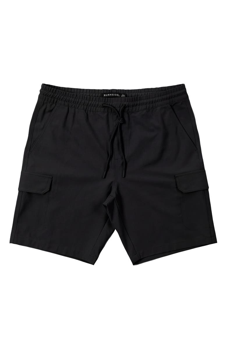 BURNSIDE Stretch Cargo Hybrid Shorts, Main, color,