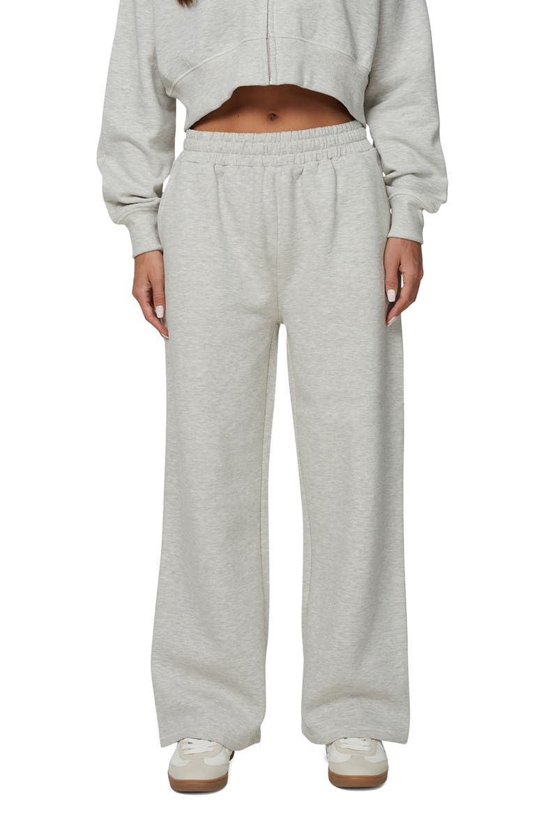 Straight Leg Halftone Joggers, Main, color, Grey