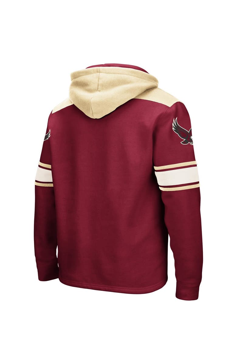 COLOSSEUM Men's Colosseum Maroon Boston College Eagles 2.0 Lace-Up Pullover Hoodie, Alternate, color, Maroon