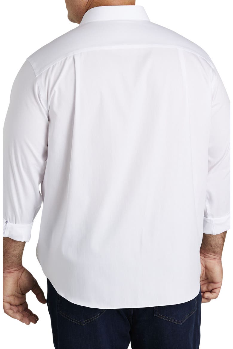 Big & Tall Las Cases Sport Shirt, Alternate, color, WHITE