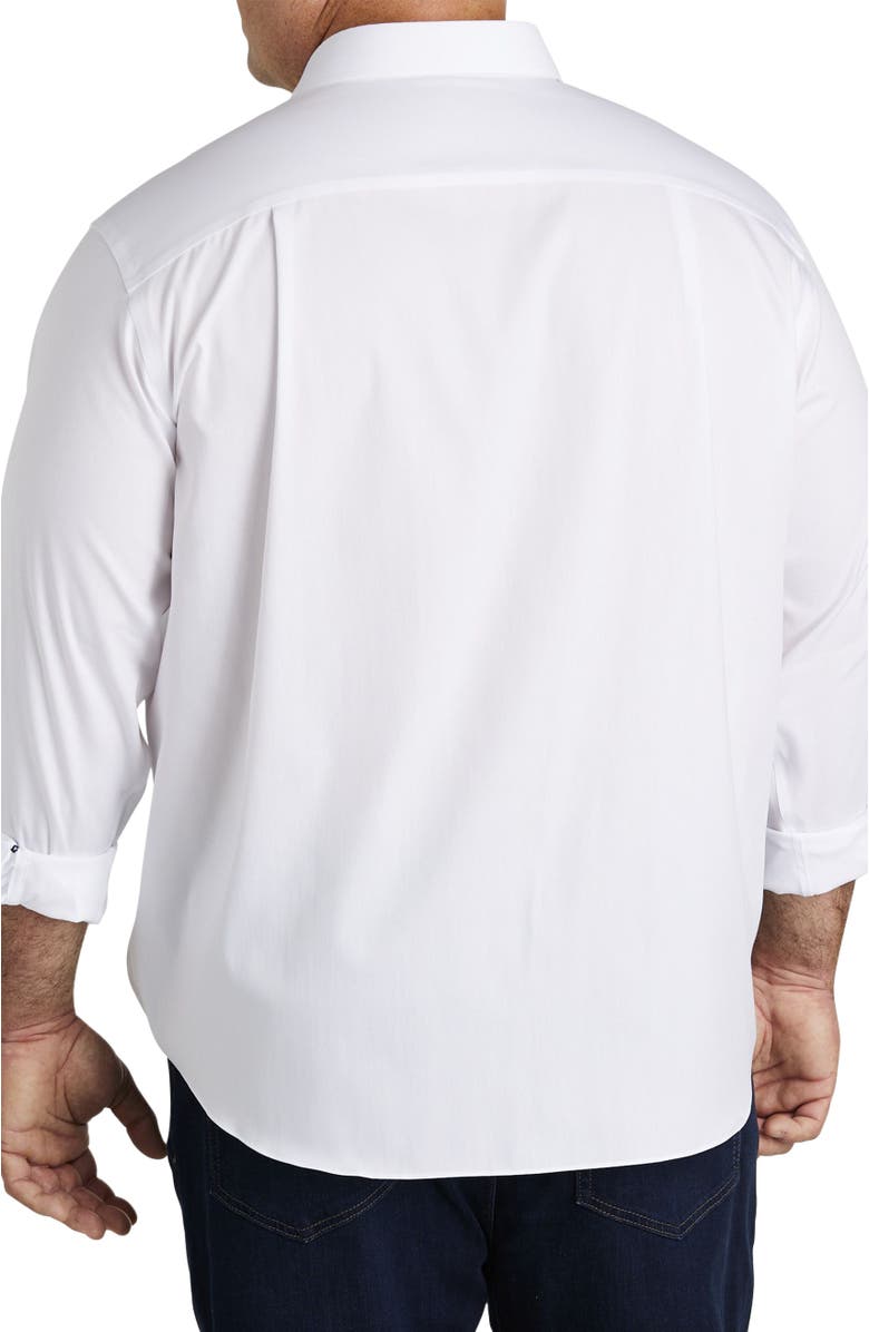 Untuckit Fit by Dxl Big & Tall Las Cases Sport Shirt, Alternate, color, White