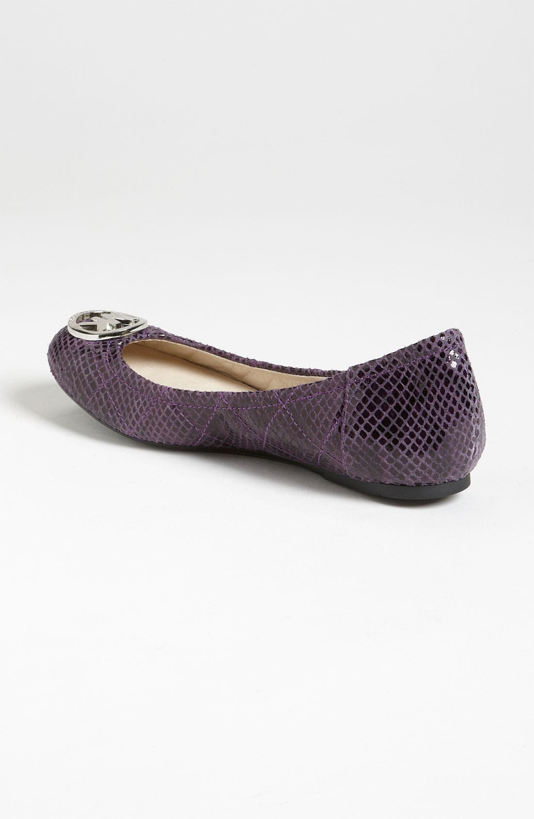 'Fulton' Ballet Flat, Alternate, color, PURPLE GLAZED PYTHON