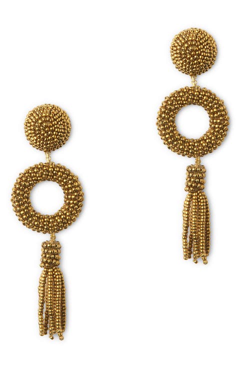 Oliver Beaded Drop Earrings