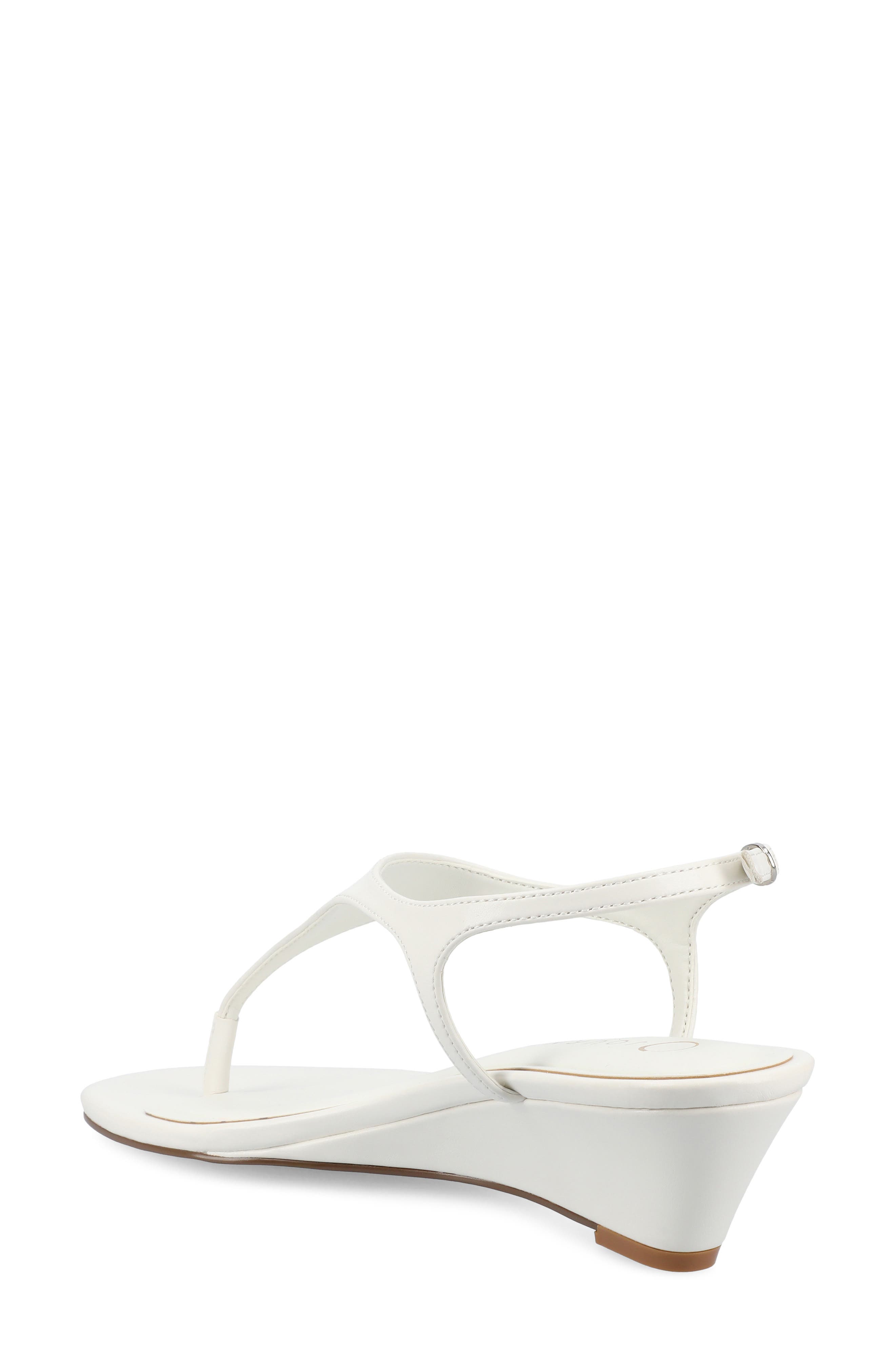 Kathryn Wedge Slingback Sandal, Alternate, color, WHITE