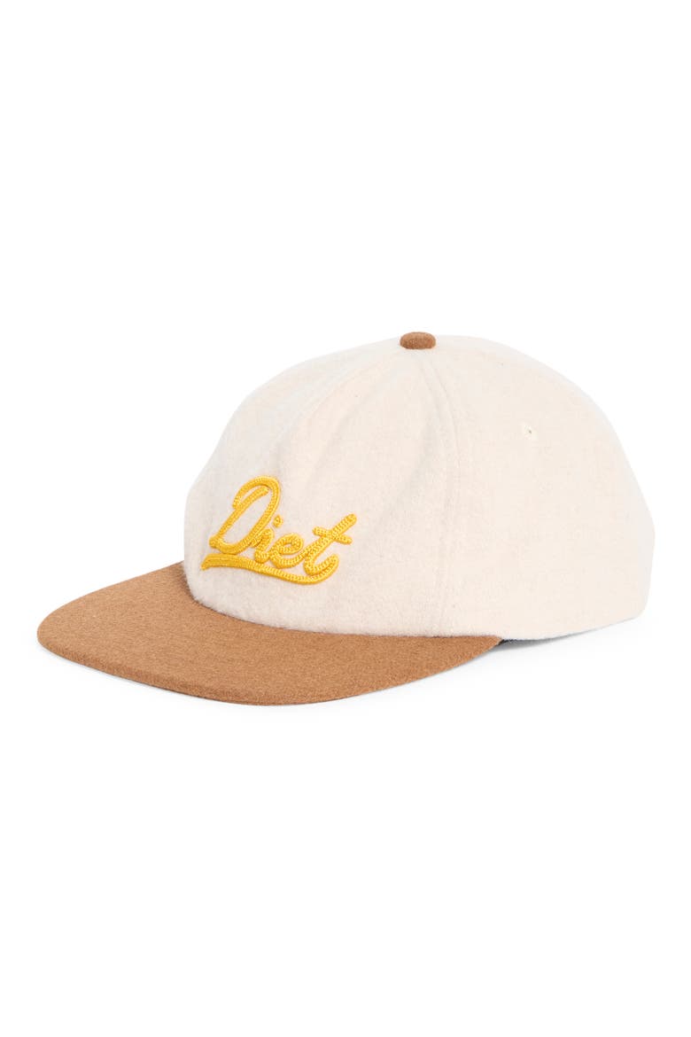 Swash Wool Logo Hat, Main, color, NATURAL/ BROWN