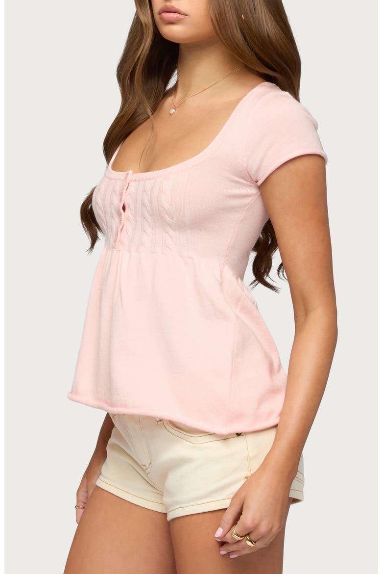 Ulyana Babydoll Top, Alternate, color, LIGHT-PINK