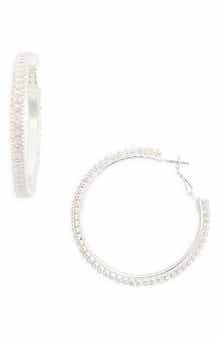 Tasha Crystal Hoop Earrings