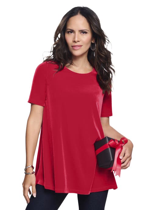 Velour Swing Tee