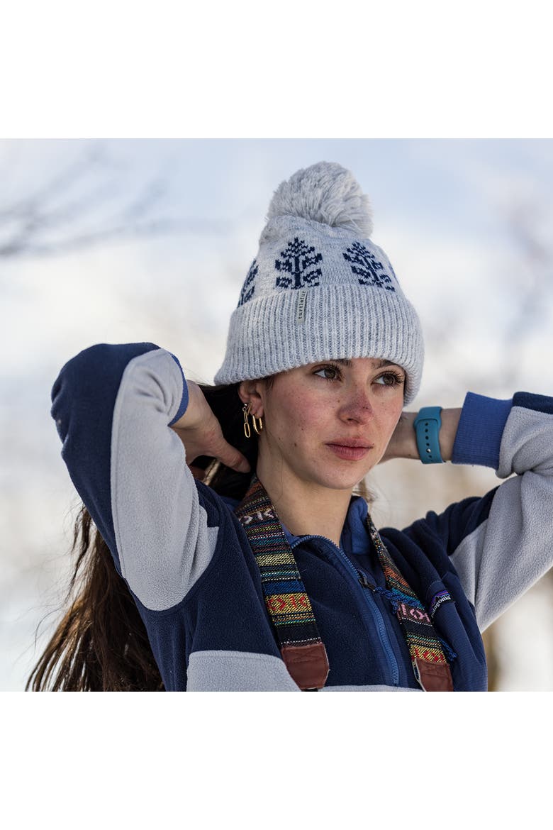 Freya Pom Beanie, Alternate, color, Ash