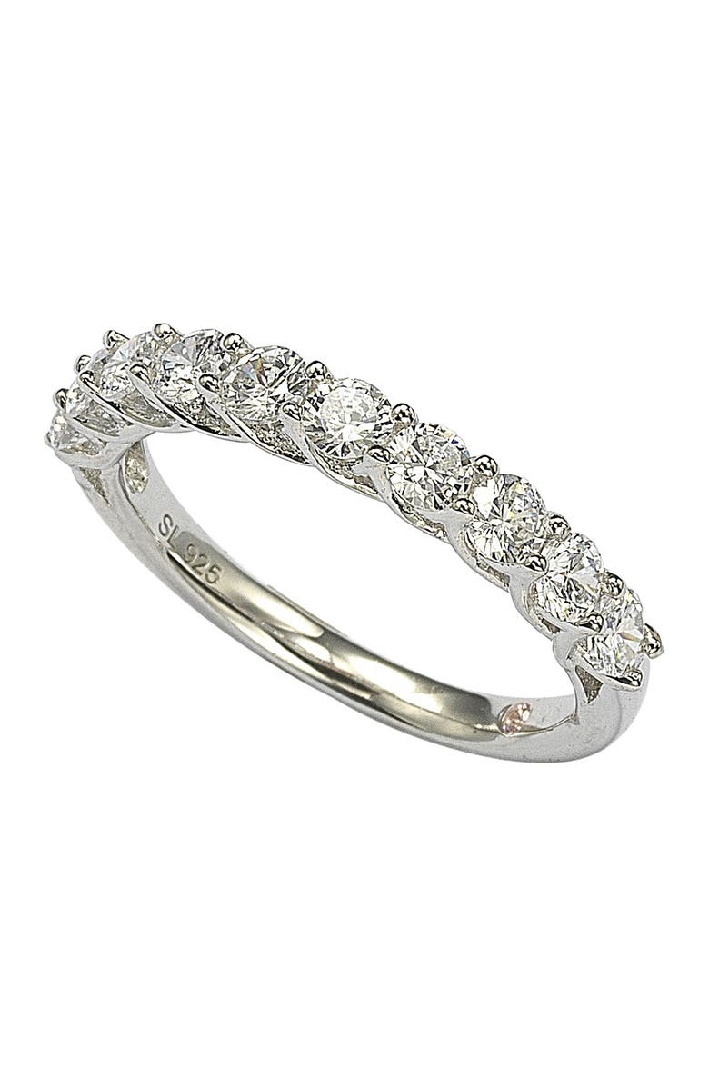 SUZY LEVIAN Sterling Silver CZ Ring, Alternate, color, White