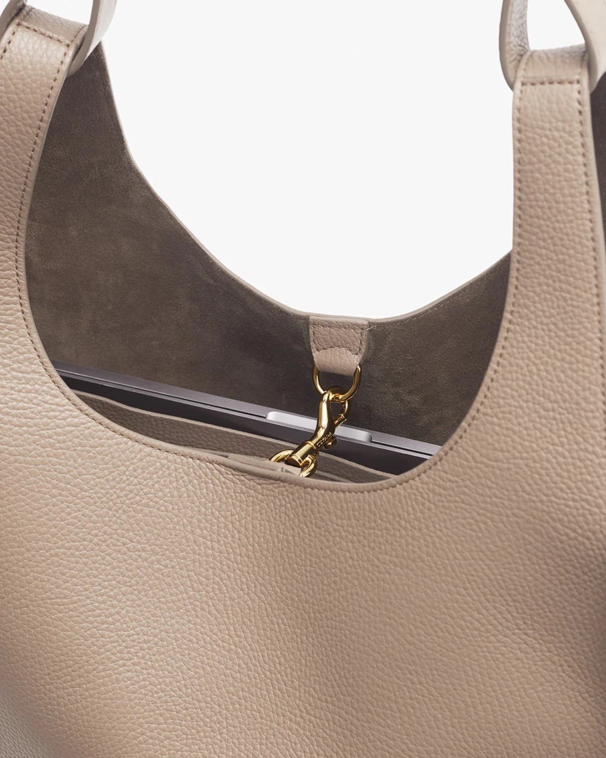 Double Loop Satchel, Alternate, color, Stone