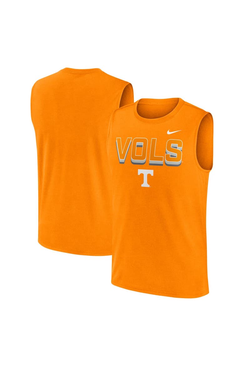 Men's Nike Tennessee Orange Tennessee Volunteers Primetime Tricode Legend Performance Tank Top, Alternate, color, Tennessee Orange