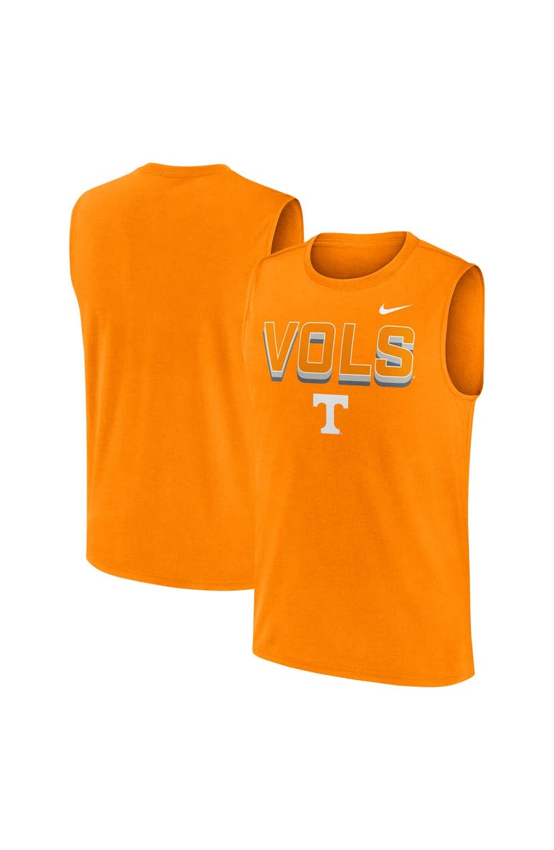 Nike Men's Nike Tennessee Orange Tennessee Volunteers Primetime Tricode Legend Performance Tank Top, Alternate, color, Tennessee Orange