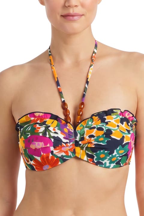 Alexis Beaded Halter Bikini Bikini Top