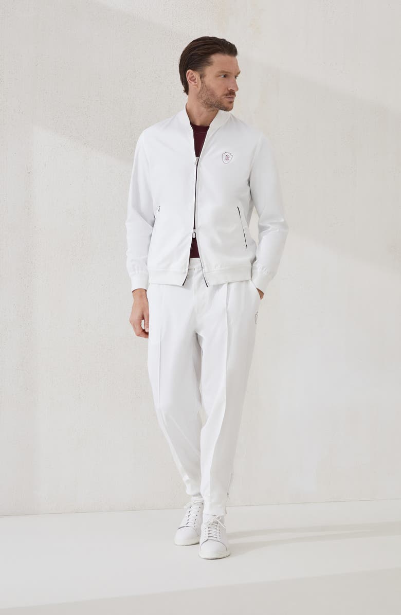 Brunello Cucinelli Nylon trousers, Alternate, color, White