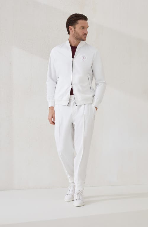 Brunello Cucinelli Straight-leg Track Pants In White