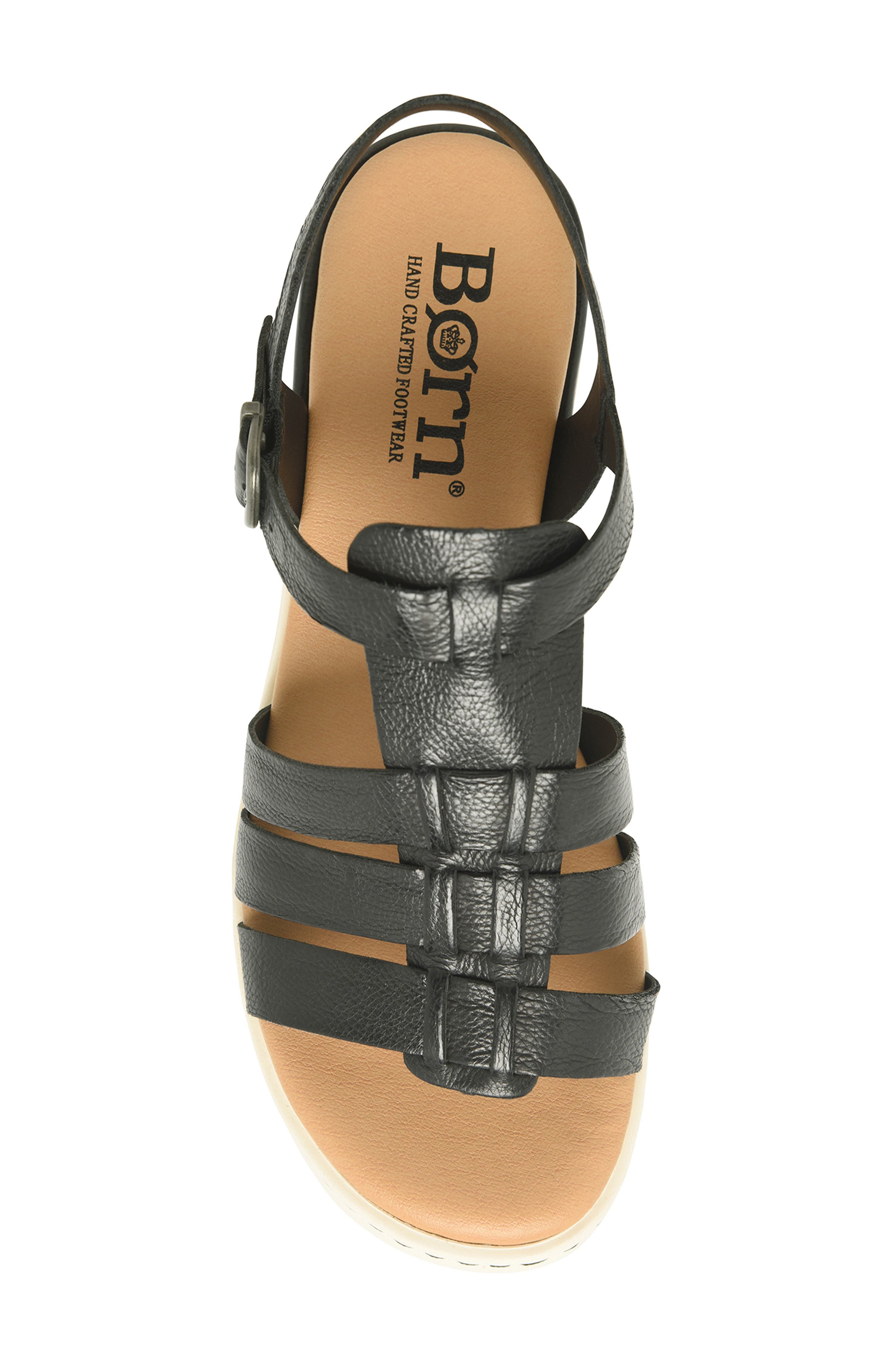 Marni Wedge Sandal, Alternate, color, BLACK LEATHER