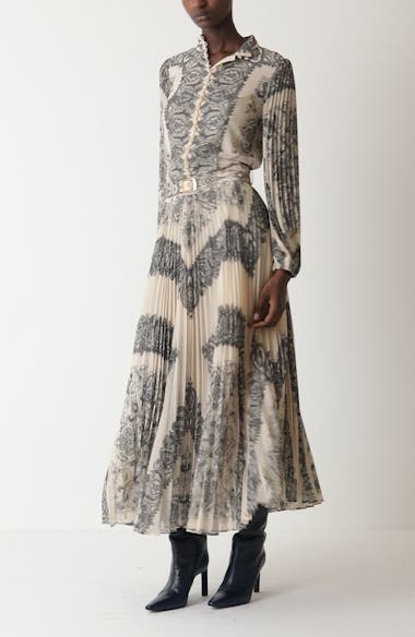 Zimmermann Sunray Pleated Button-Up Shirt | Nordstrom