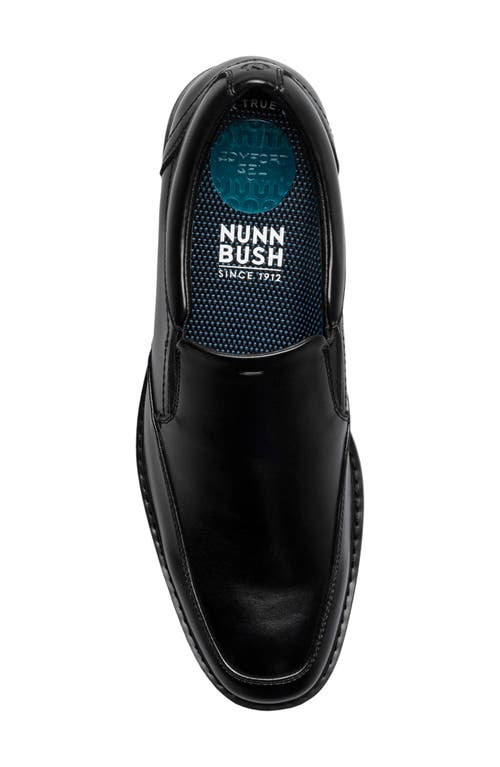 Nunn Bush Jarvis Moc Toe Slip-on Loafer In Black