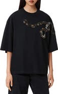 AllSaints Ouros Amelie Embellished Cotton T-Shirt