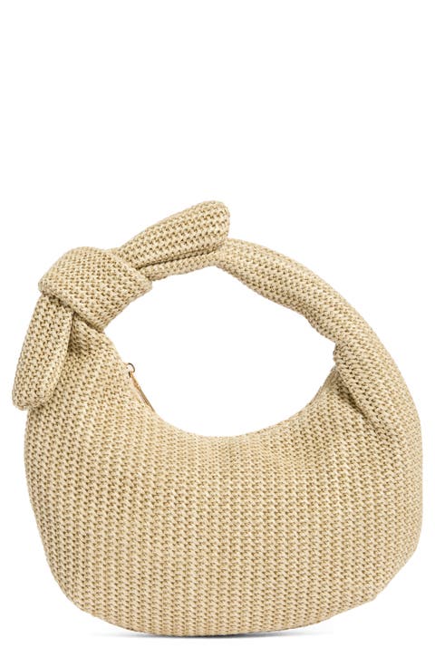 Penny Woven Shoulder Bag