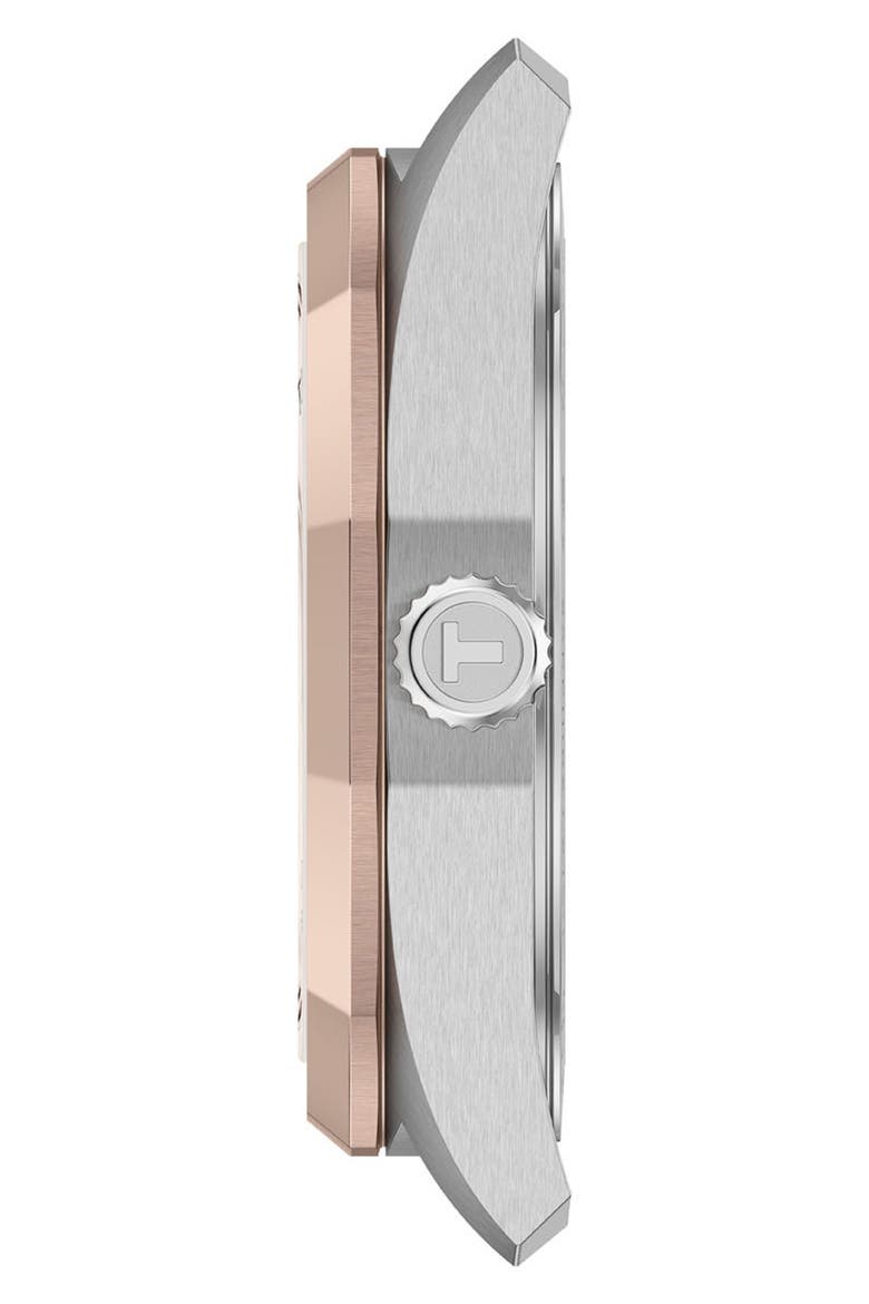 PRC 100 Solar Quartz Bracelet Watch, 34mm, Alternate, color, WHITE MOTHER OF PEARL