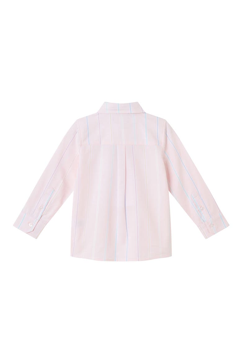 Kids' Button-Up Shirt, Pants & Bow Tie Set, Alternate, color, PINK