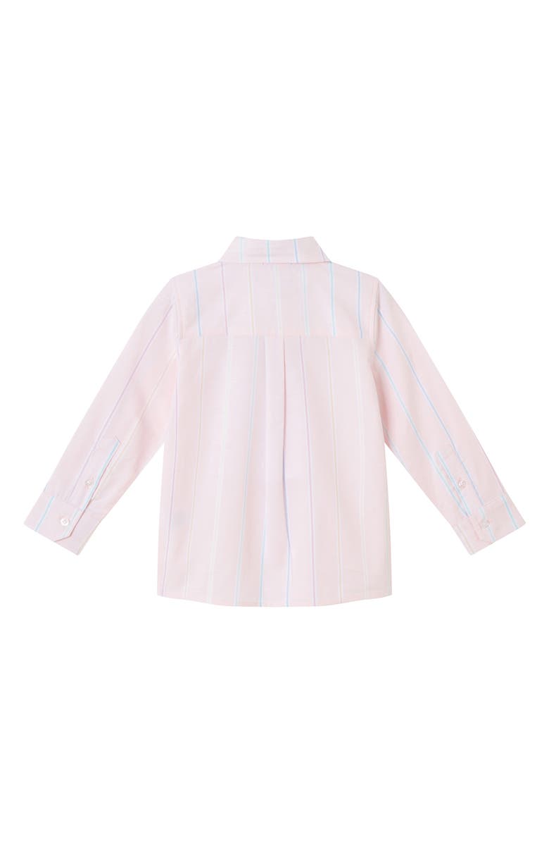 Andy & Evan Kids' Button-Up Shirt, Pants & Bow Tie Set, Alternate, color, Pink