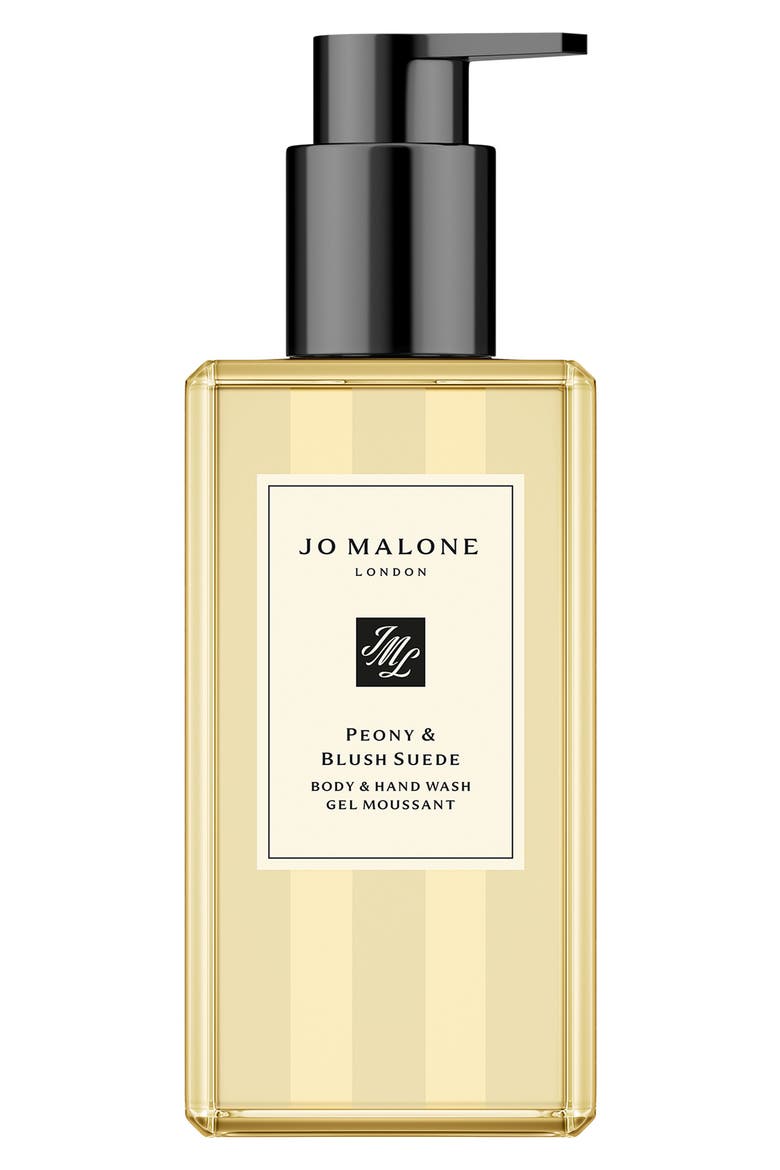 Peony & Blush Suede Body & Hand Wash, Main, color, NO COLOR