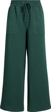 Caslon® Patch Pocket Pull-On Relaxed Ankle Straight Leg Pants