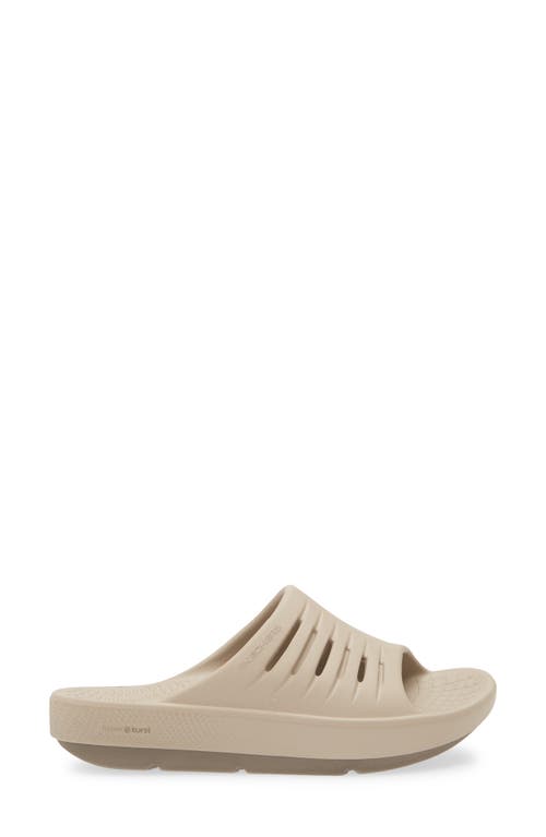 Skechers Go Recover Refresh Slide Sandal In Neutral