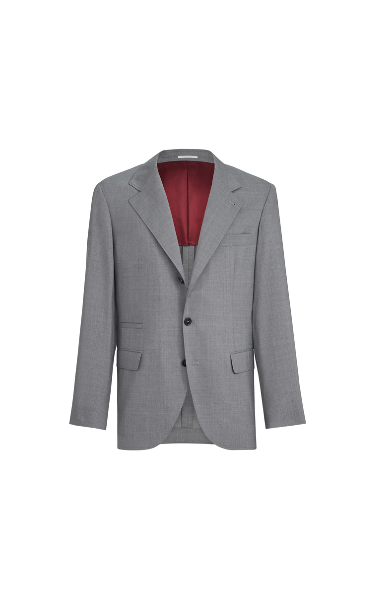 Brunello Cucinelli Deconstructed jacket in lightweight canvas, Main, color, 