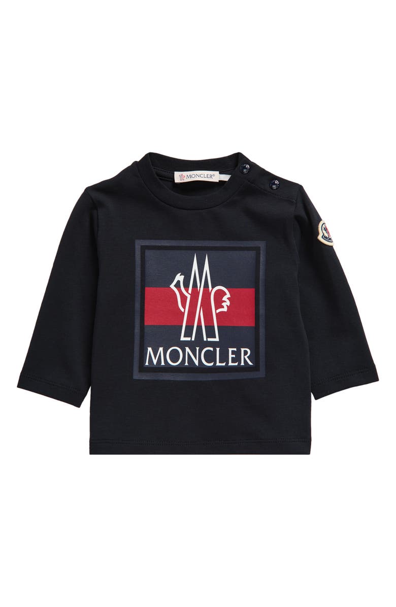 Moncler Kids' Logo Graphic T-Shirt, Main, color, 