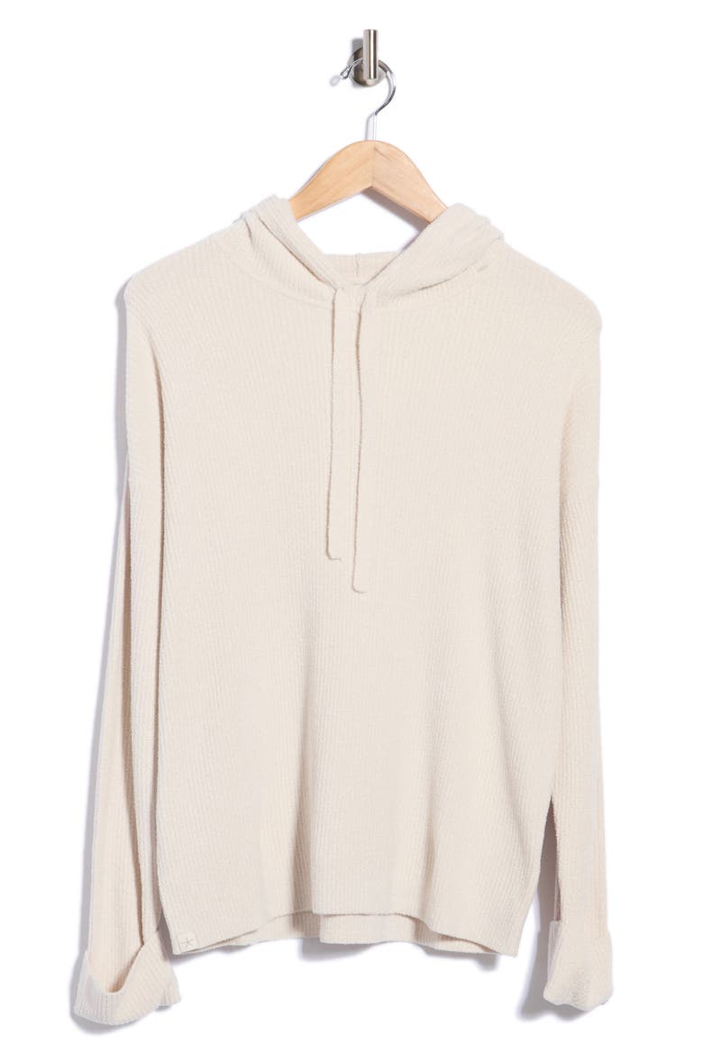 CozyChic Ultra Lite Ribbed Cuff Hoodie, Alternate, color, SAND DUNE