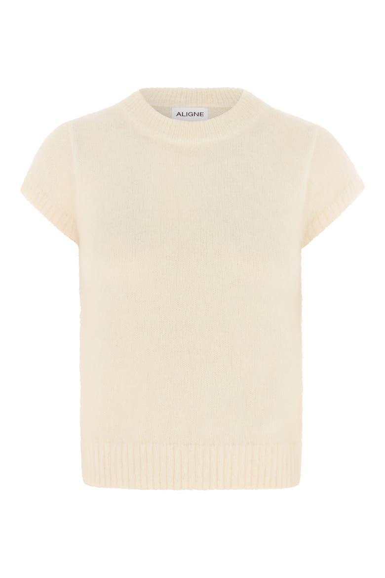 Jess Knit T-Shirt, Alternate, color, IVORY