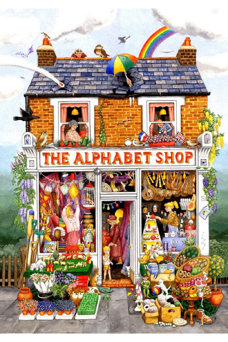 The Alphabet Shop 500 piece Jigsaw Puzzle for Adults, Alternate, color, Multicolor