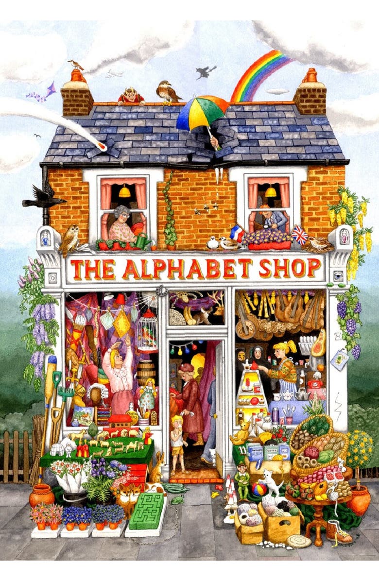 Sunsout The Alphabet Shop 500 piece Jigsaw Puzzle for Adults, Alternate, color, Multicolor