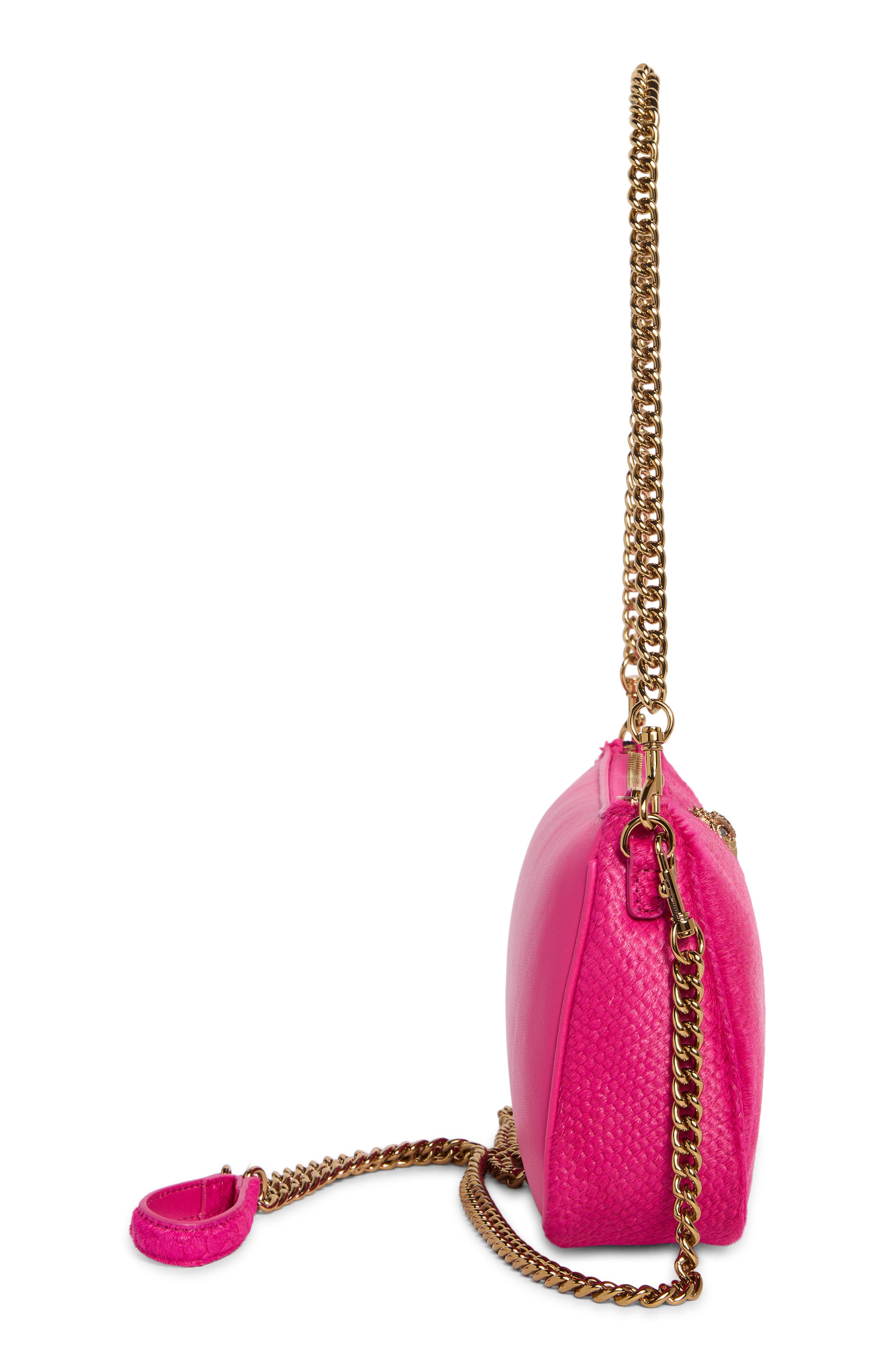 Kurt Geiger London Kew Pouch Shoulder Bag, Alternate, color, Bright Pink