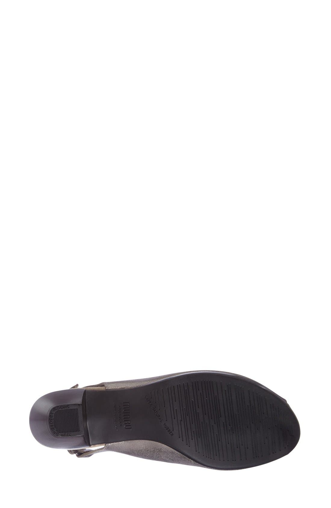 Munro 'Abby' Slingback Sandal, Alternate, color, 