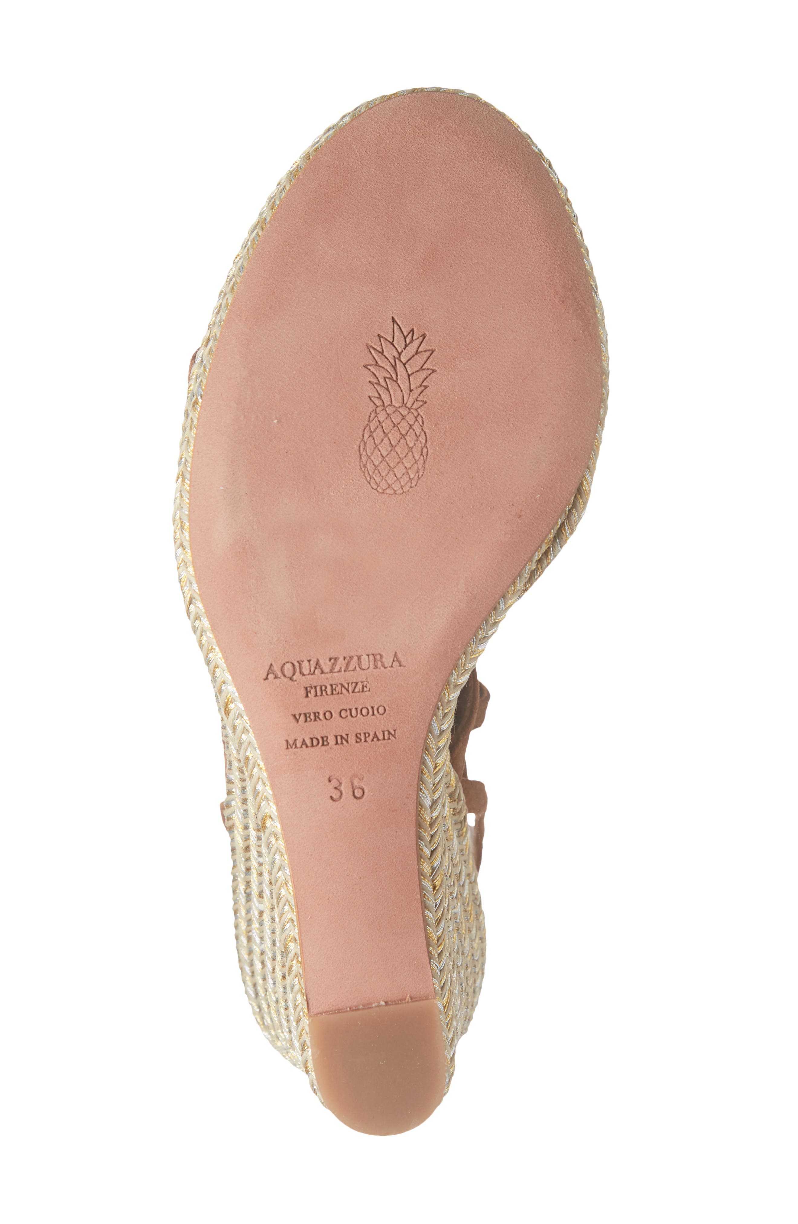 Aquazzura Ramatuelle Wedge Sandal, Main, color, 