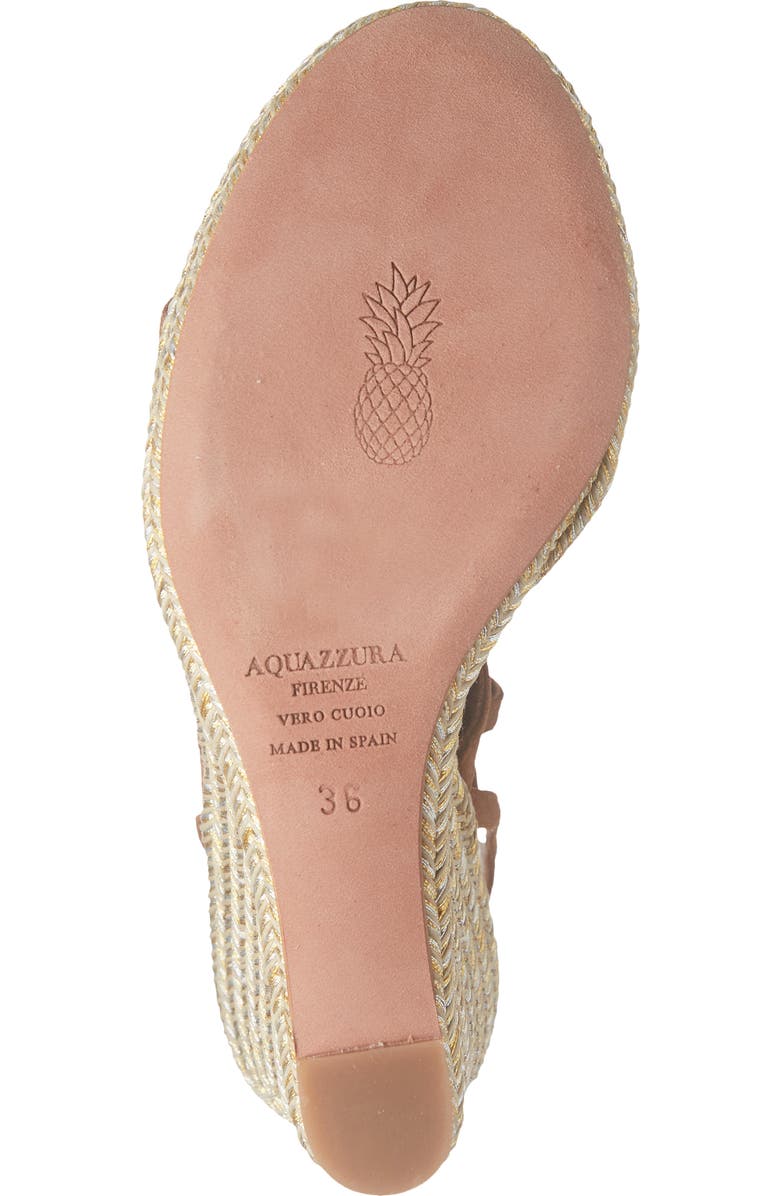 Aquazzura Ramatuelle Wedge Sandal, Main, color,