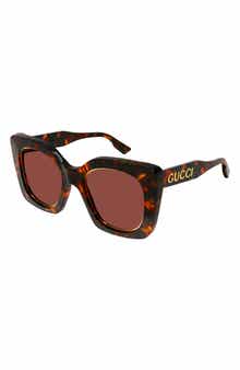 Gucci 51mm Square Sunglasses