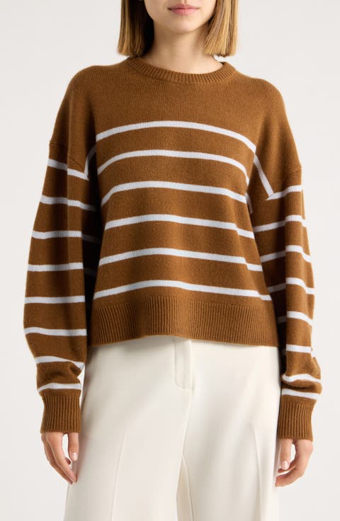 Stripe Cashmere Sweater